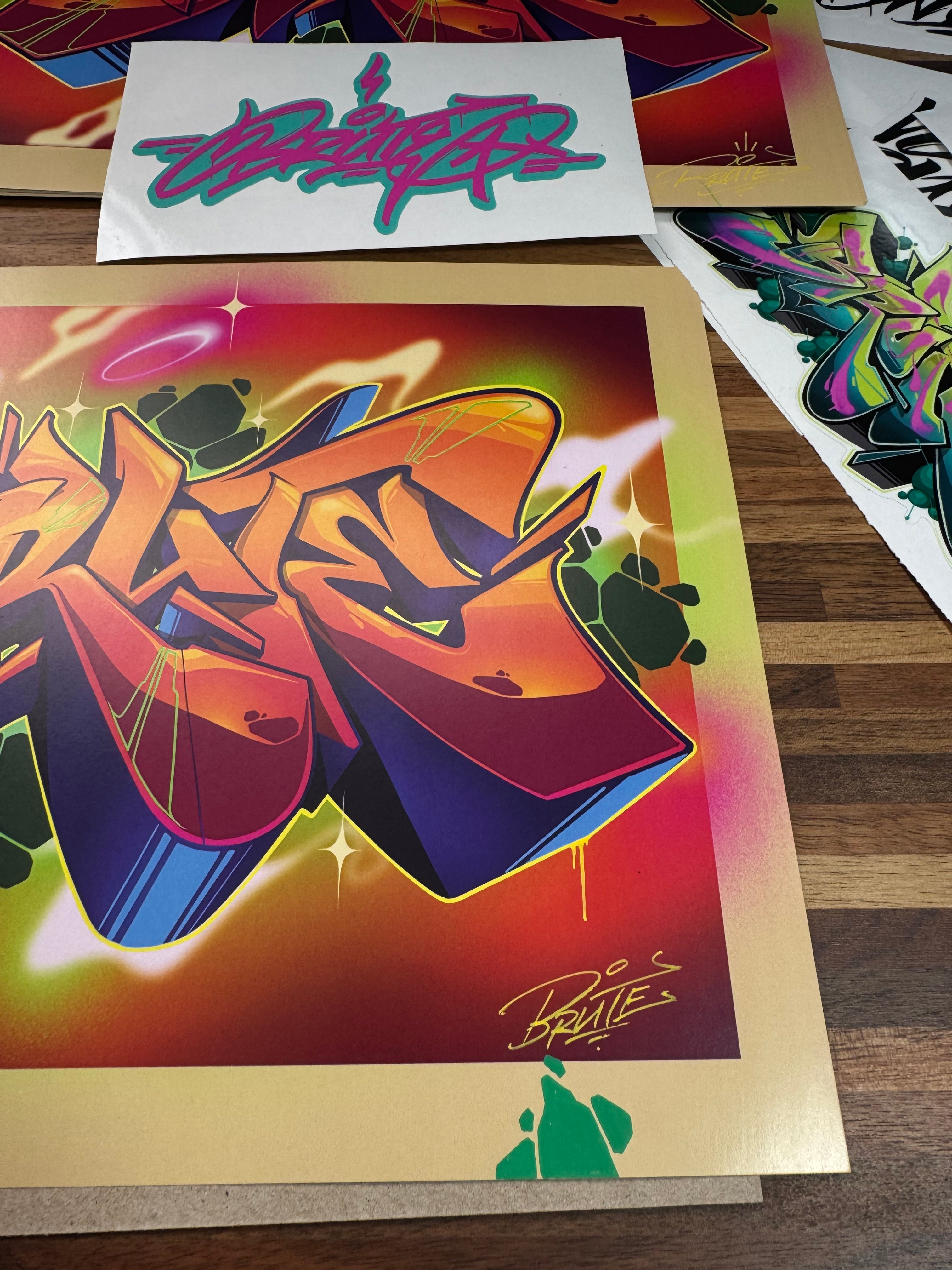 Limited Edition BRUTE prints