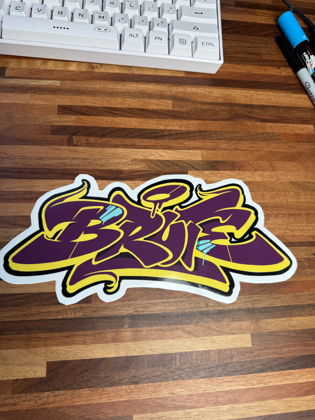 Hand-Drawn Sticker Pack – Set of 6 Premium Art Stickers