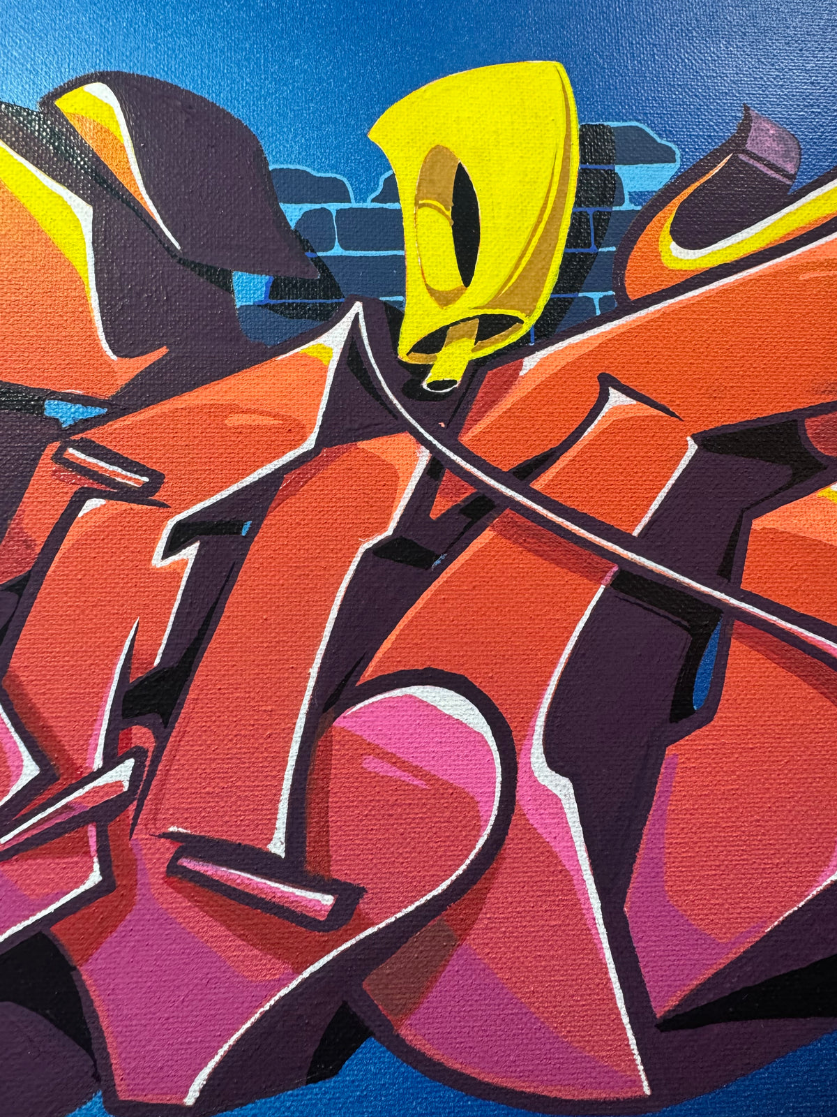“GRAFFITI” — Original Mixed Media on Canvas