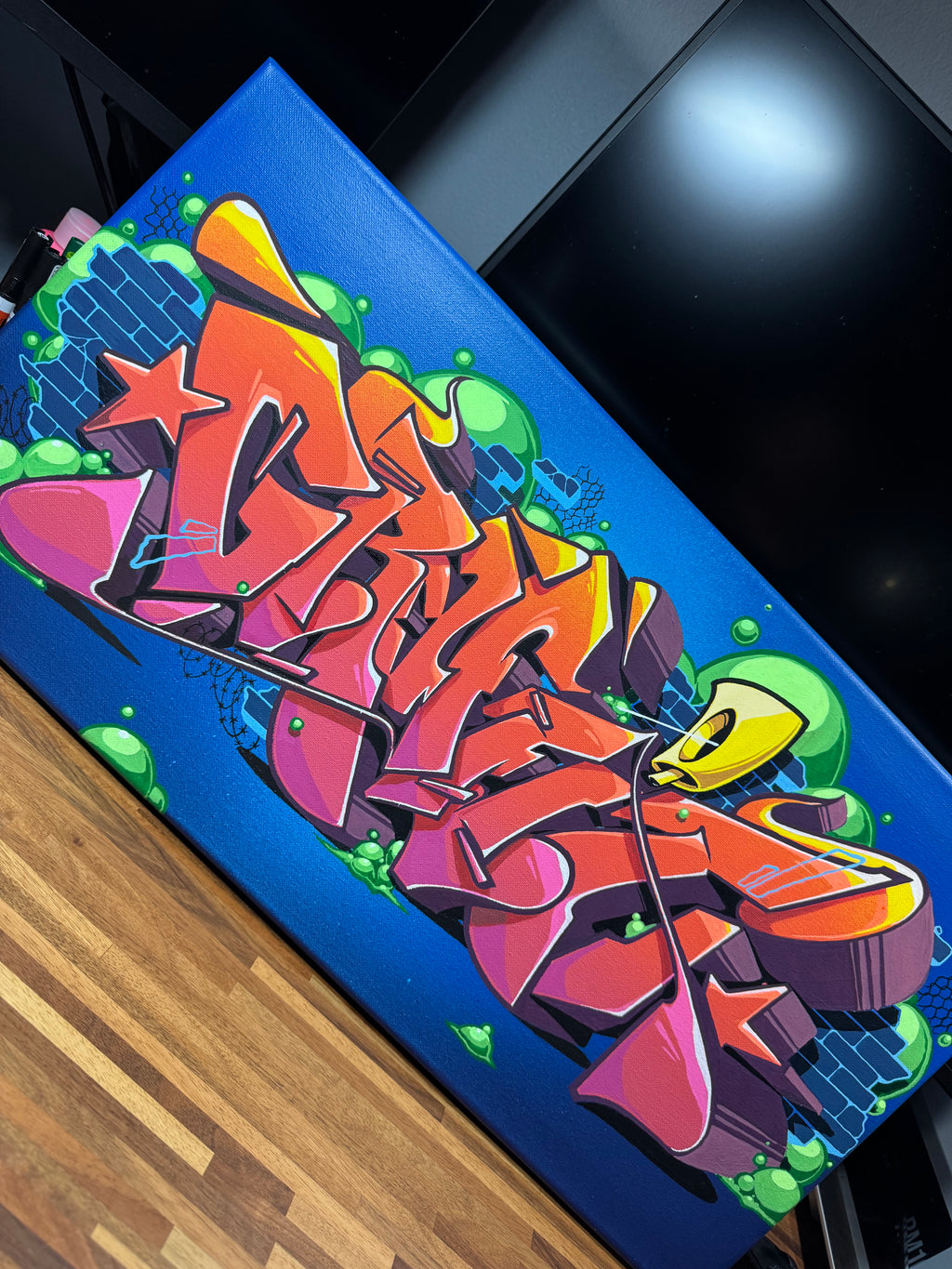 “GRAFFITI” — Original Mixed Media on Canvas