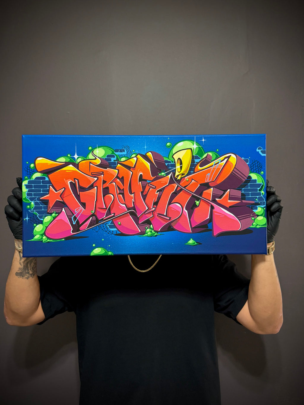 “GRAFFITI” — Original Mixed Media on Canvas