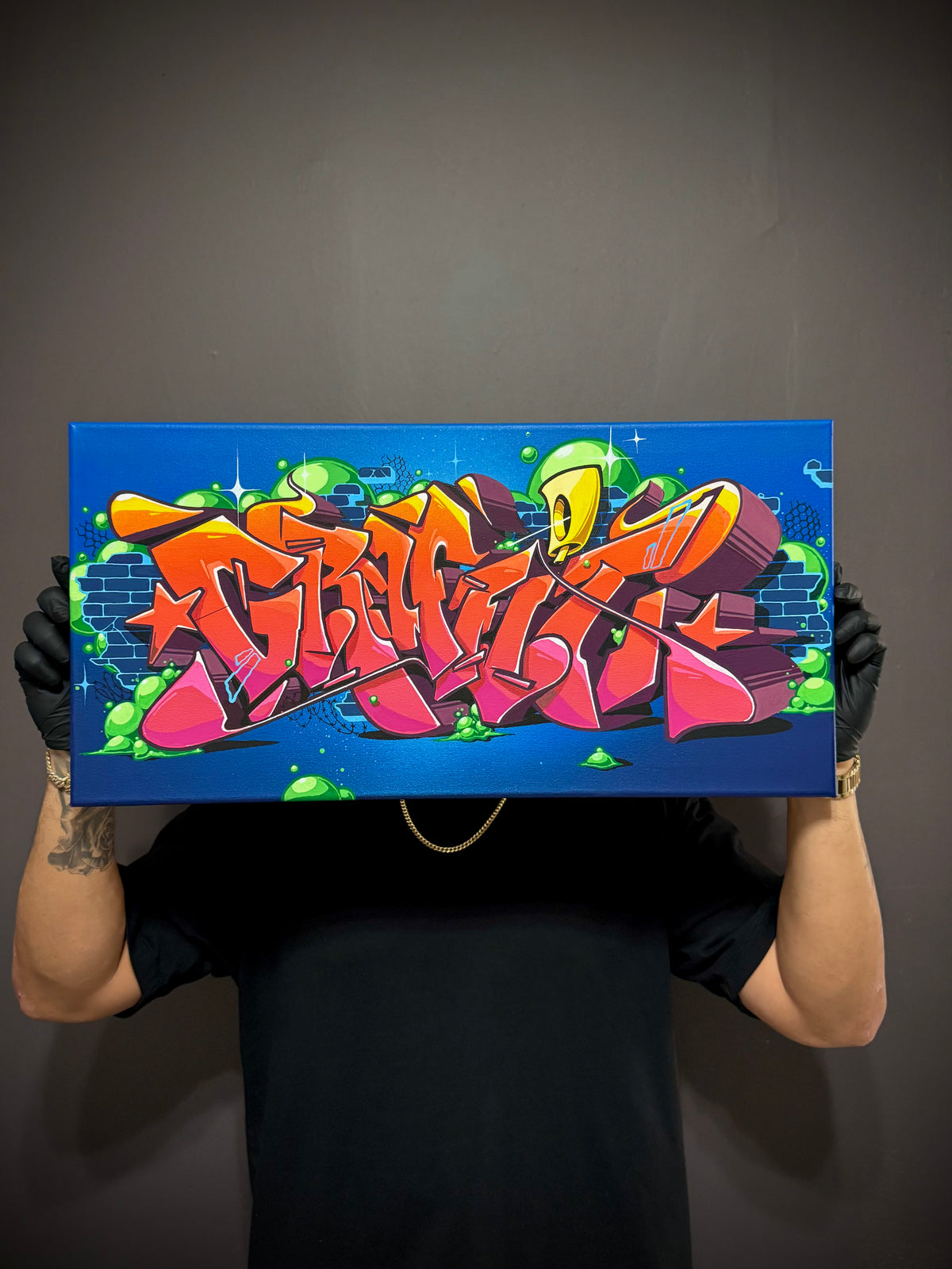 “GRAFFITI” — Original Mixed Media on Canvas